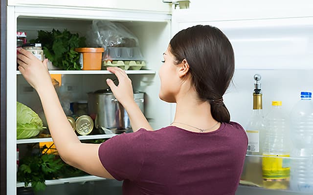 Organização da geladeira